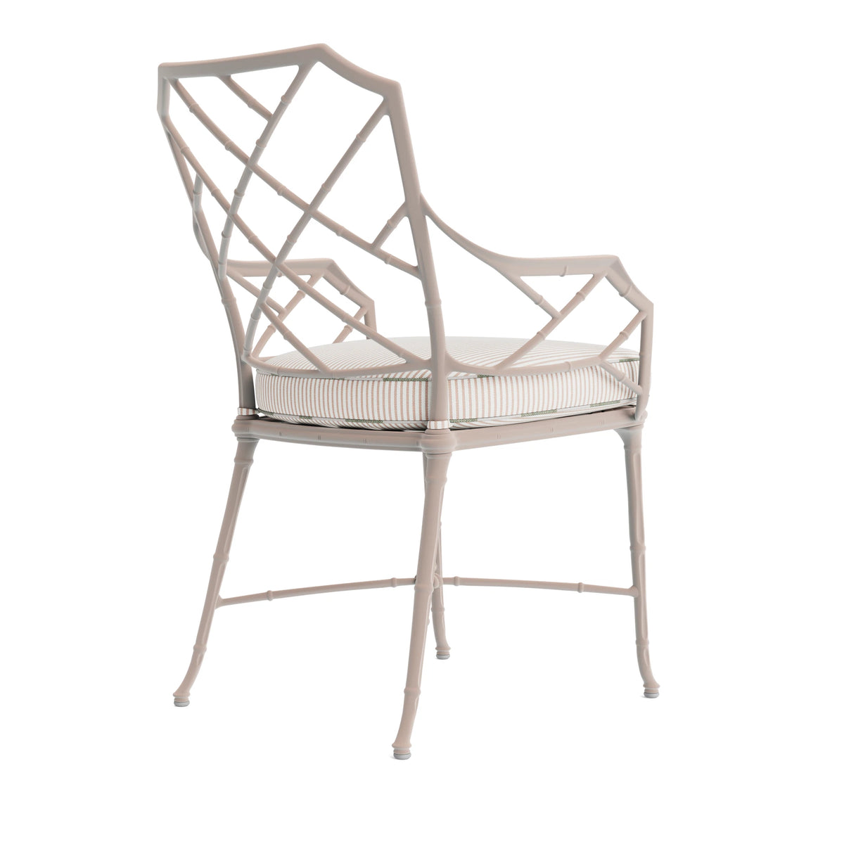 Calcutta Dining Arm Chair — back-three-quarter