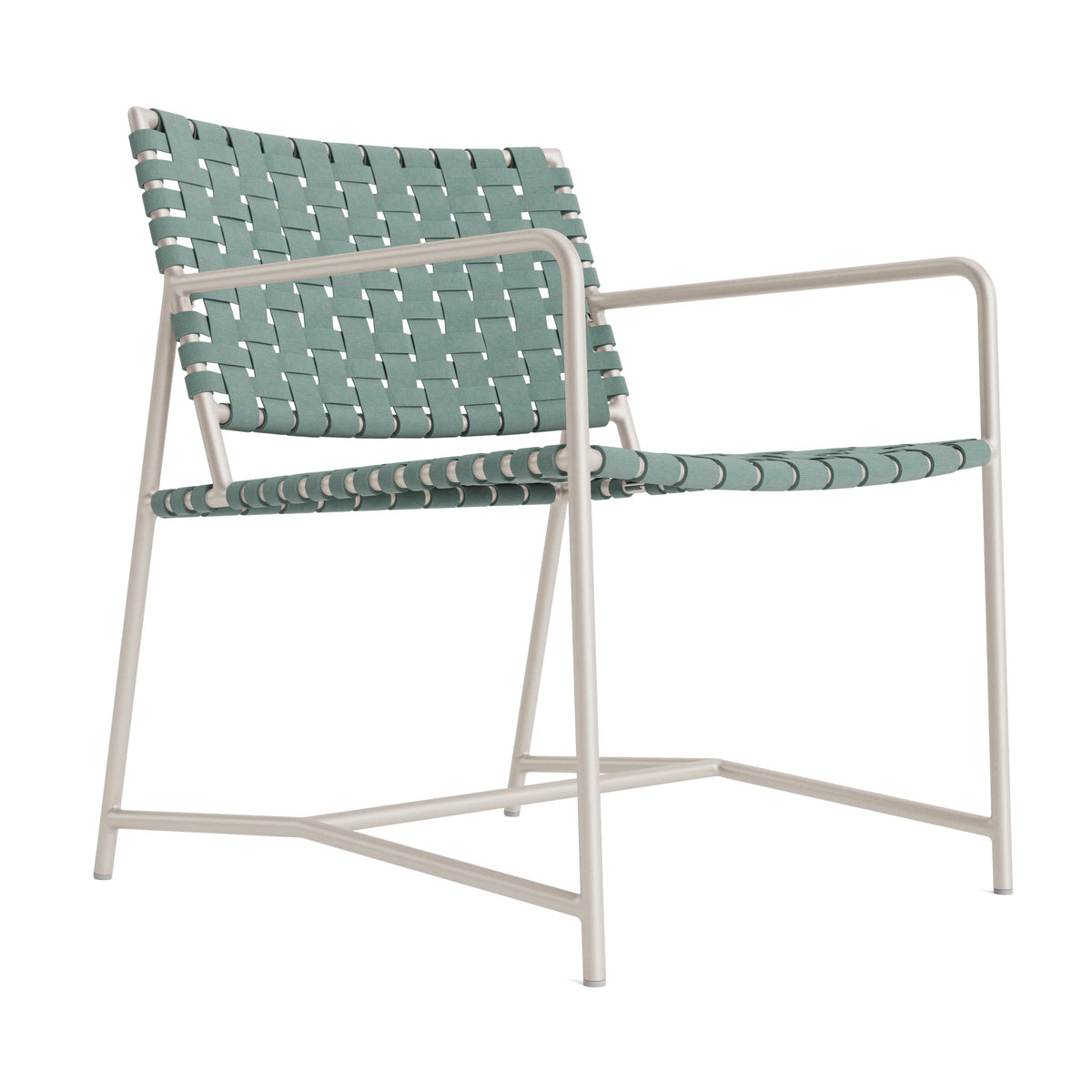 Stretch Dining Arm Chair — front-three-quarter