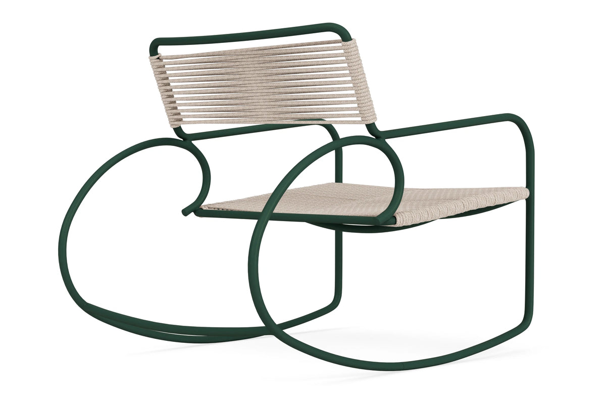 Walter Lamb Rocking Chair — back-three-quarter