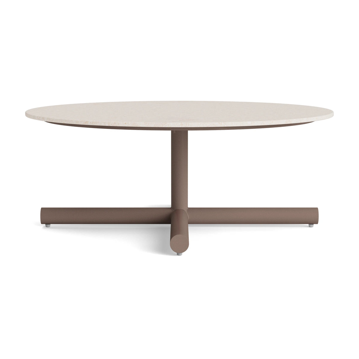 Trentino 36" Round Coffee Table — side