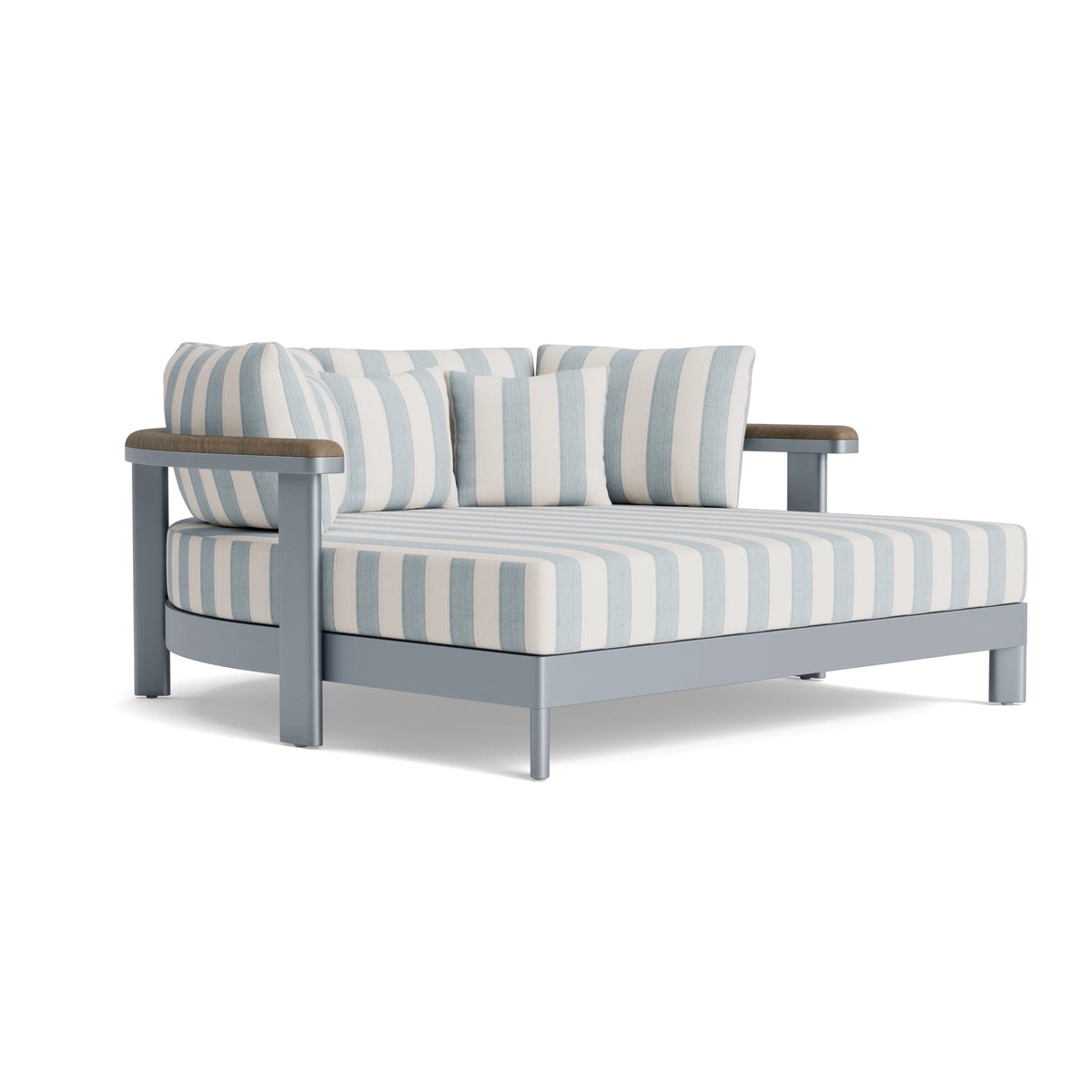 Luca Daybed with Teak — front-three-quarter